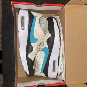 Nike Air Max Sneakers in Black, White, and Blue